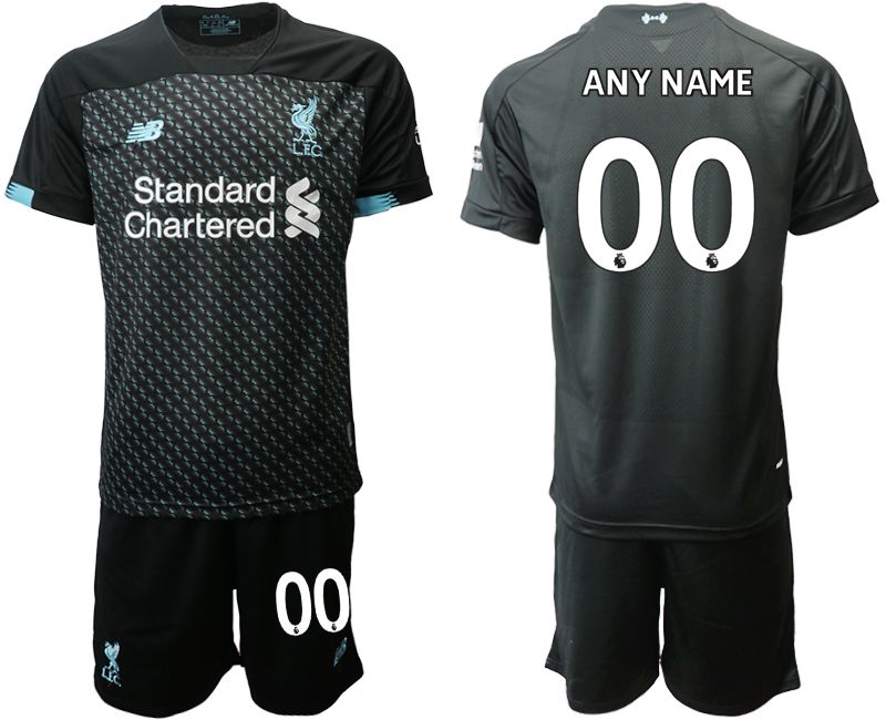 Men 2019-2020 club Liverpool away customized black Soccer Jerseys->customized soccer jersey->Custom Jersey